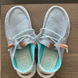 Hey Dude Light Blue Casual Shoes